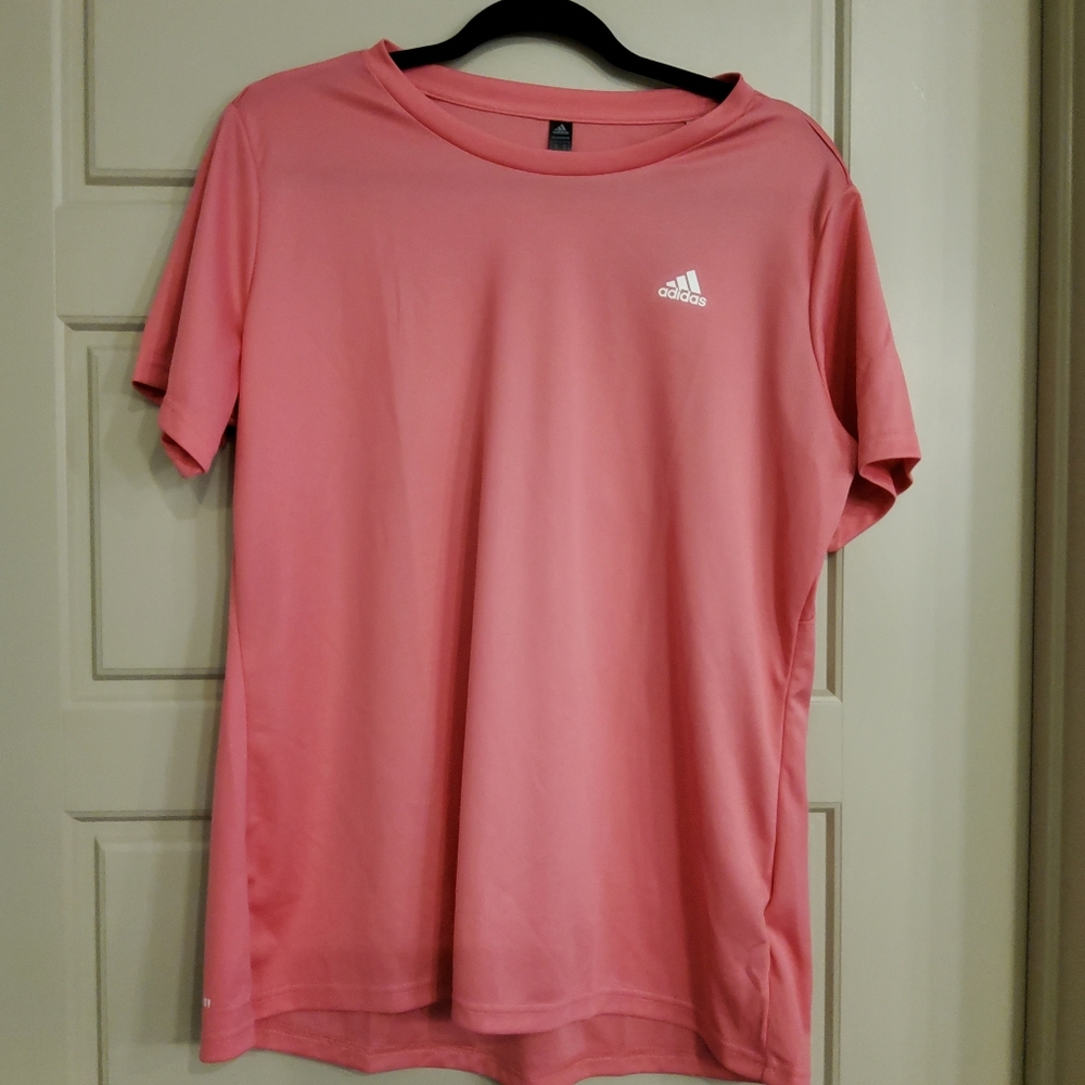 Adidas Pink T-shirt Womens size 1X NWT